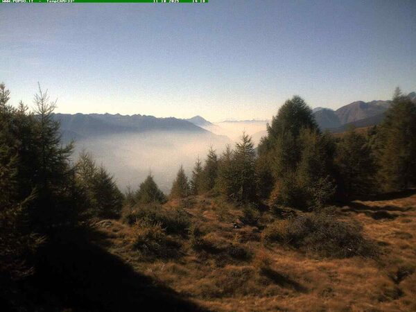La Media Valtellina verso il Lario