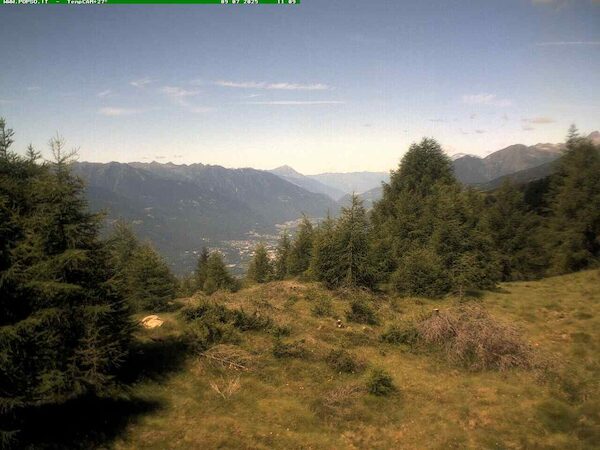 La Media Valtellina verso il Lario