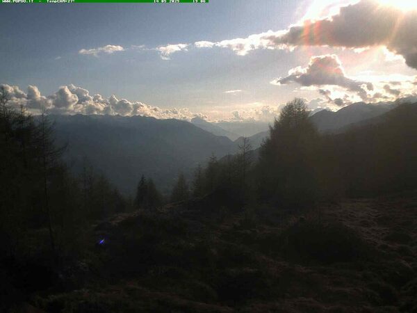 La Media Valtellina verso il Lario