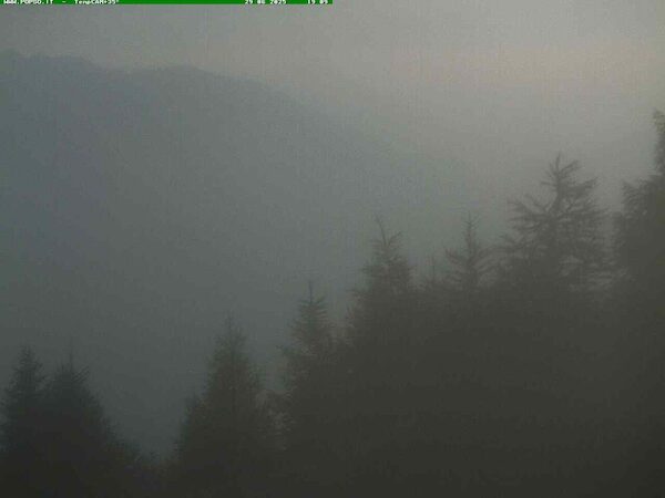 Sondrio dalle alpi retiche