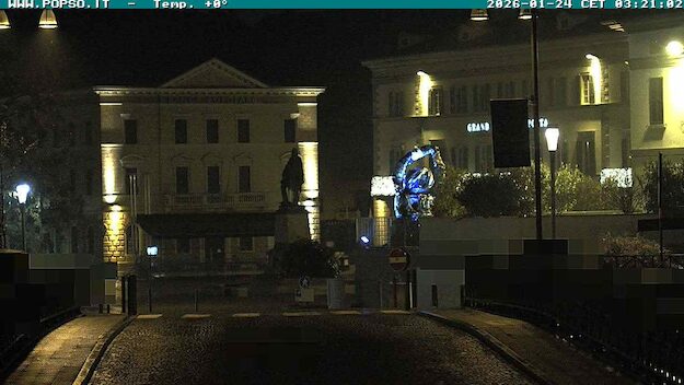 Piazza Garibaldi e la sede della BPS