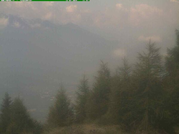 Sondrio dalle alpi retiche