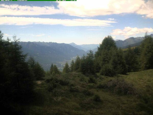 La Media Valtellina verso il Lario