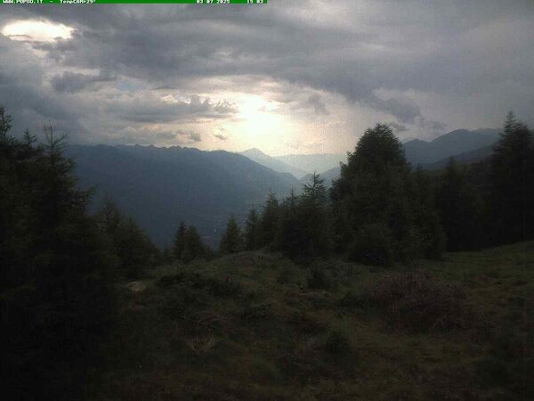La Media Valtellina verso il Lario