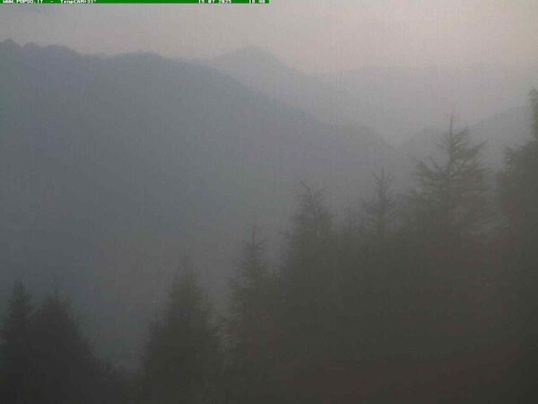 Sondrio dalle alpi retiche