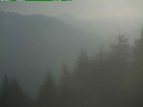 Sondrio dalle alpi retiche